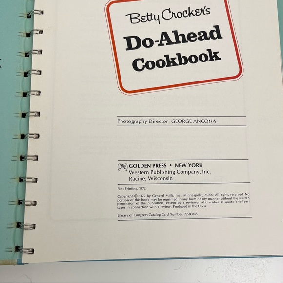 Betty Crocker Do-Ahead Cookbook From the Freezer and the Refrigerator - Picture 8 of 16
